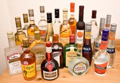 liqueur bottles