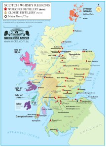 scotch whisky map